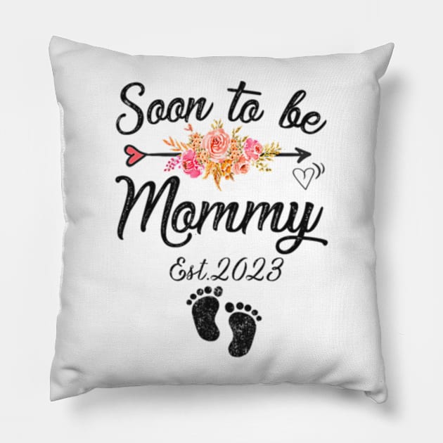 Soon to be Mommy 2023 Mothers Day Pillow by cloutmantahnee