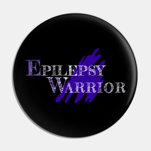 Epilepsy Warrior Pin