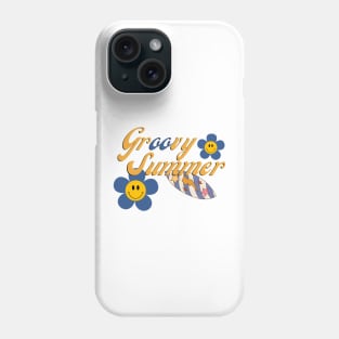 Sun-Kissed Bliss: Groovy Summer Surfs Phone Case