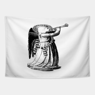 angels with wind instrument Tapestry