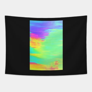 Holographic print card Tapestry