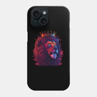 lion face art Phone Case