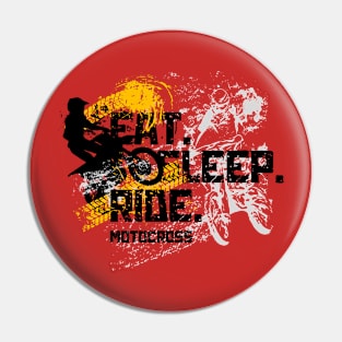 EAT SLEEP RIDE Pin