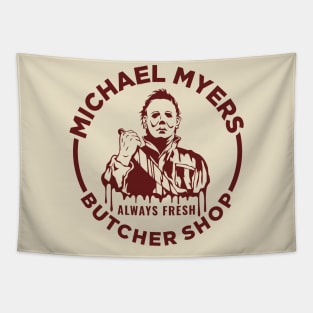 Michael Myers Butcher Shop Tapestry