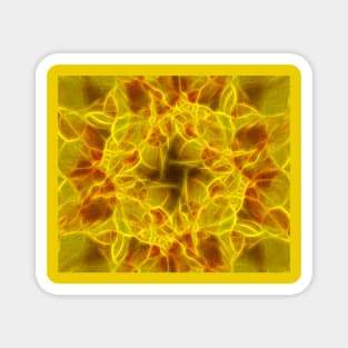 Abstract flower Magnet