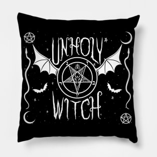 Unholy Witch Pillow