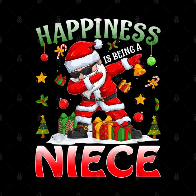 Happiness Is Being A Niece Santa Christmas by intelus