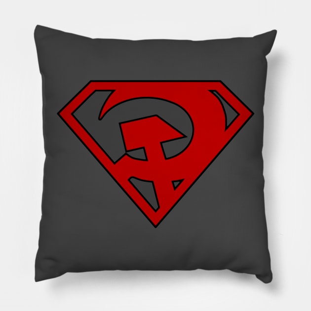 Red Son Pillow by blinky2lame