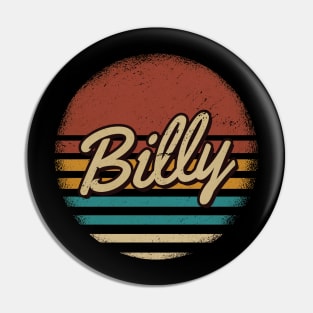 Billy Retro Style Pin