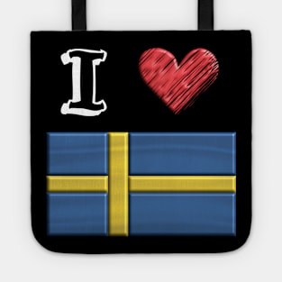 I love Flag from Schweden Tote