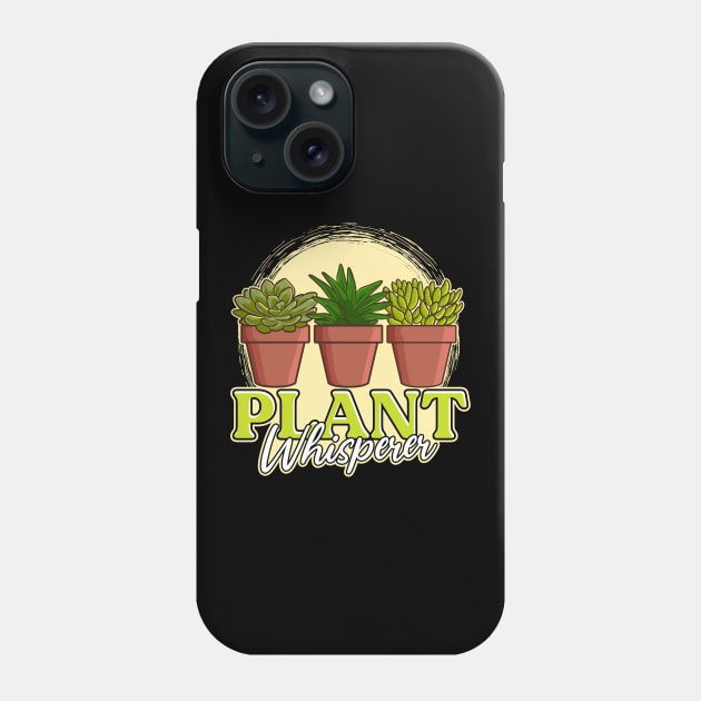 Funny Plant Whisperer Gardening Pun Phone Case by theperfectpresents