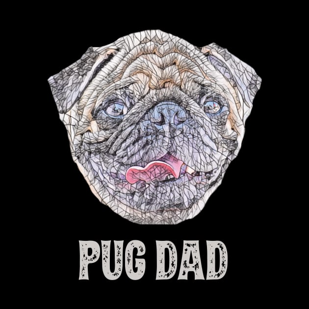 Pug Dad by DoggyStyles