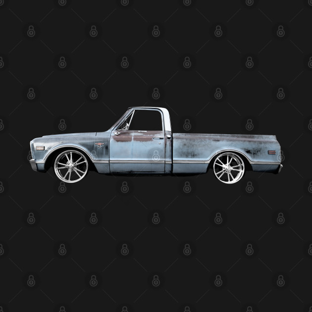 Discover Chevy C-10 Pickup - black - C 10 - T-Shirt