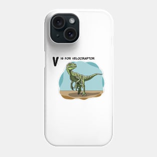 Velociraptor dinosaur Phone Case