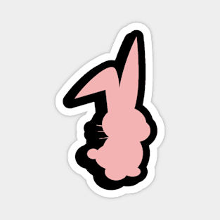 Bunny silhouette Magnet