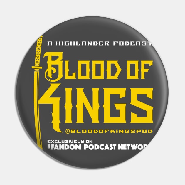 Blood of Kings Two Tone Font Pin by Fandom Podcast Network