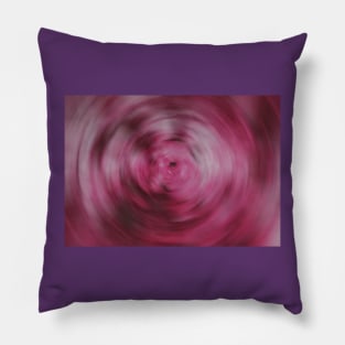 Pink Circular Blur Pillow