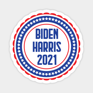 Biden Harris 2021 Ribbon Magnet