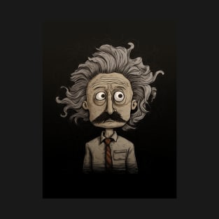 Genius Unleashed-Abstract Einstein Portrait 2 T-Shirt