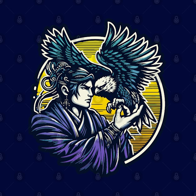 eagle japan by KHMISSA ART