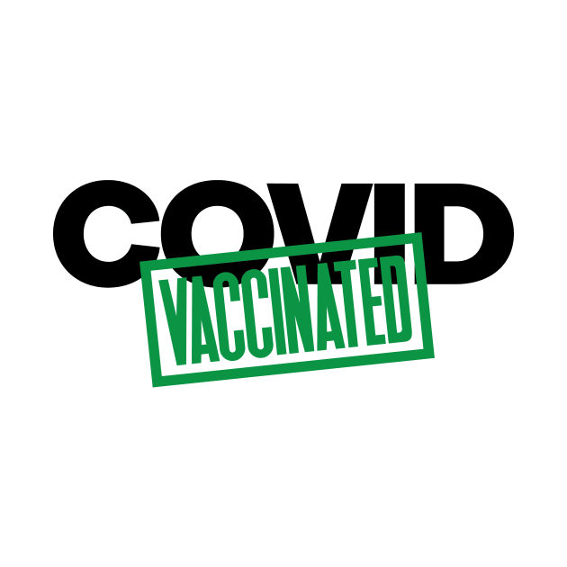 Covid-19 Vaccinated Pin Button by Ken Adams Store