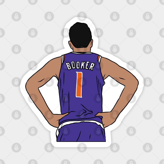 Devin Booker Back-To Magnet by rattraptees