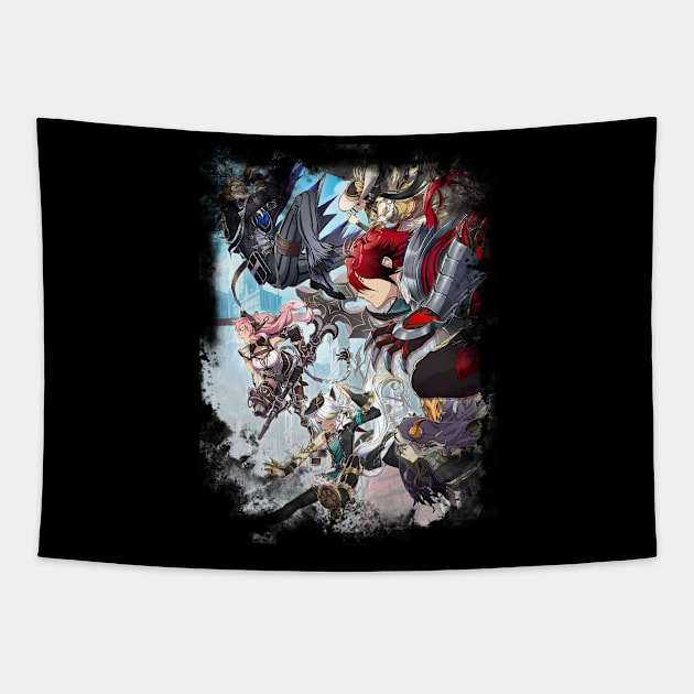 Discovering the Mystery of Ys - Anime Lover Shirt Tapestry by WalkTogether