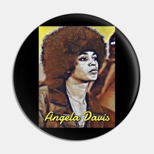 Angela Davis (Y) Pin