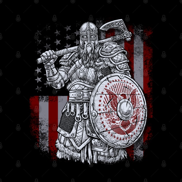 Norse American Viking Pagan Warrior by Blue Pagan