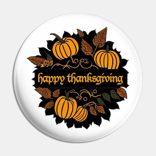 Happy Thanksgiving Greetings Pin