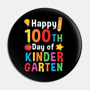 Happy 100th Days of Kindergarten Pin