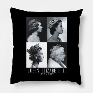 Rip Queen Elizabeth II God Bless the beautiful Queen 1926-2022 Pillow