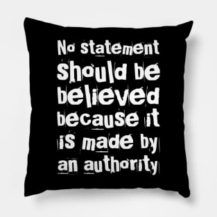 Blind belief Pillow