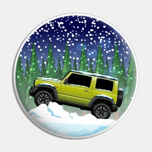 Jimny Snowy Adventure Pin