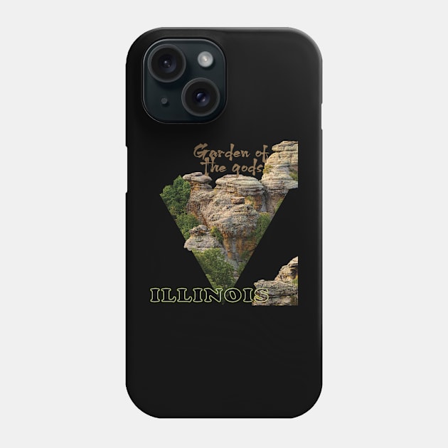 Garden of the gods, Illinois Phone Case by TeeText