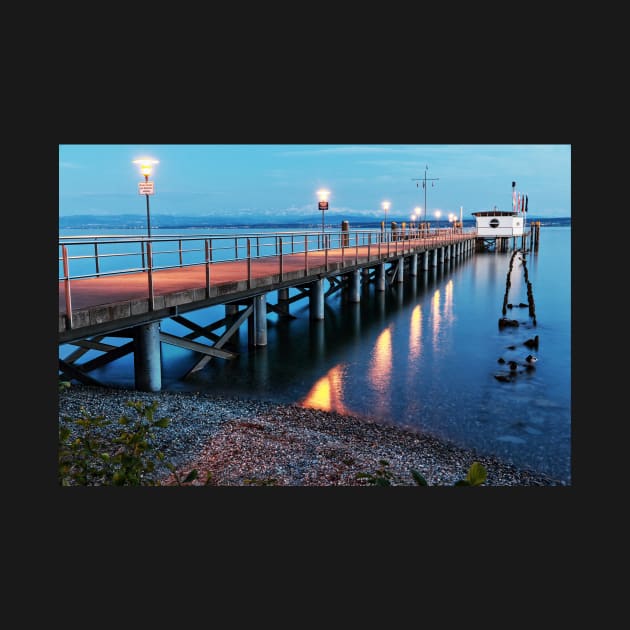 Hagnau Jetty just after Sundown - Lake Constance by holgermader