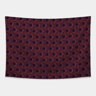 Hexagonal Abstract Pattern Tapestry