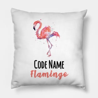 code name flamingo Pillow