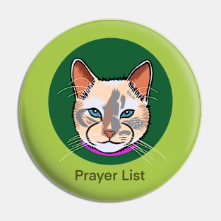 Prayer List Pin