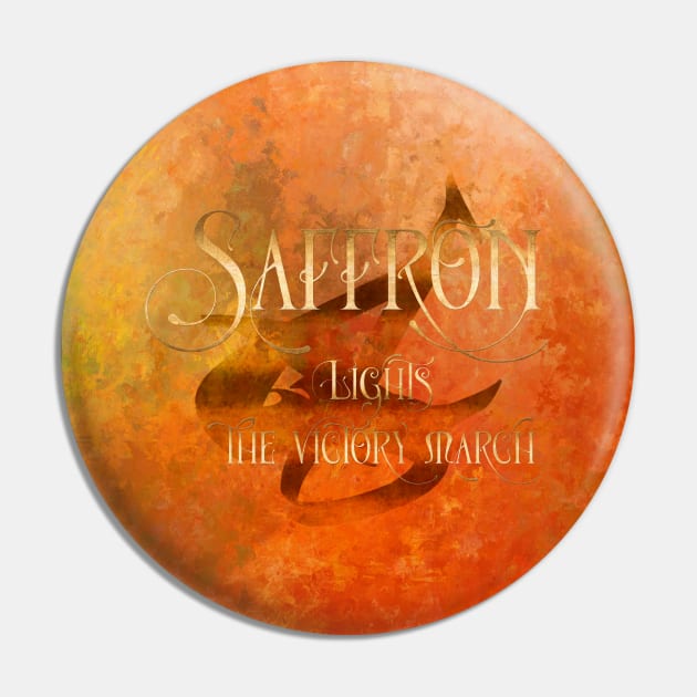 SAFFRON lights the victory march. Shadowhunter Children's Rhyme Pin by literarylifestylecompany