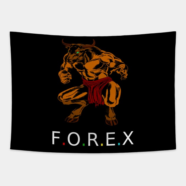 Forex Trader Tapestry by cypryanus