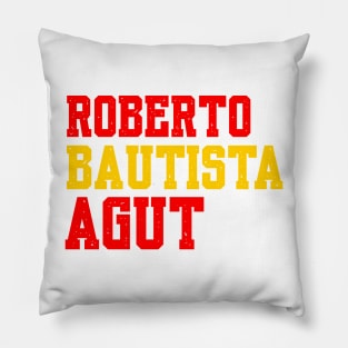 TENNIS PLAYERS: ROBERTO BAUTISTA AGUT Pillow