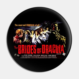 Classic Horror Movie Lobby Card - The Brides of Dracula Pin