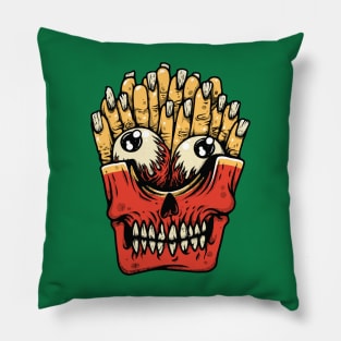 French Fries Monster Pillow