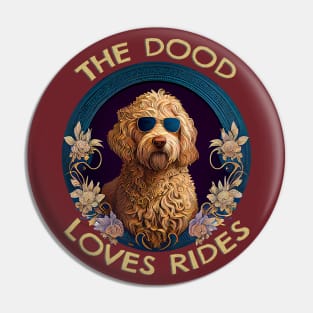 The DOOD LOVES RIDES! Pin