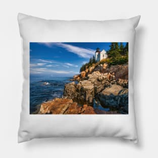 Bass Harbor Head Light Pillow