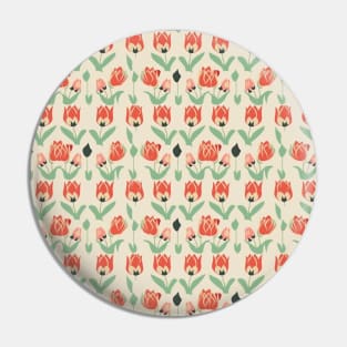 Tulips Flower Seamless Pattern V3 Pin