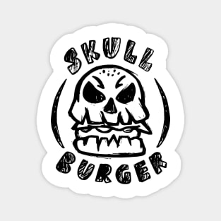 Skull Burger Magnet