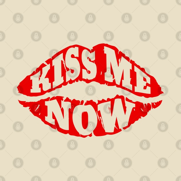 kiss me now lips by Mako Design 