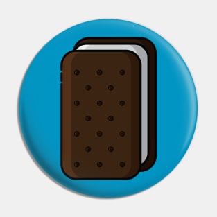 Cute Ice Cream Sandwich - Icon Pin